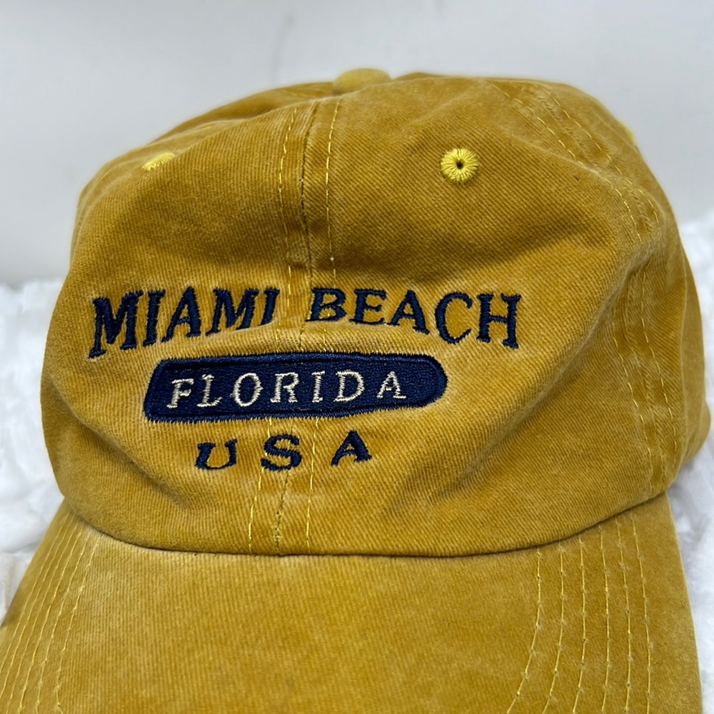 Sunkisskap Miami Beach Florida USA Hat Unisex Adjustable